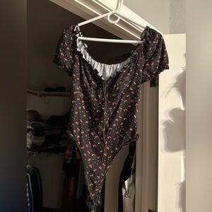 Women’s Floral Bodysuit